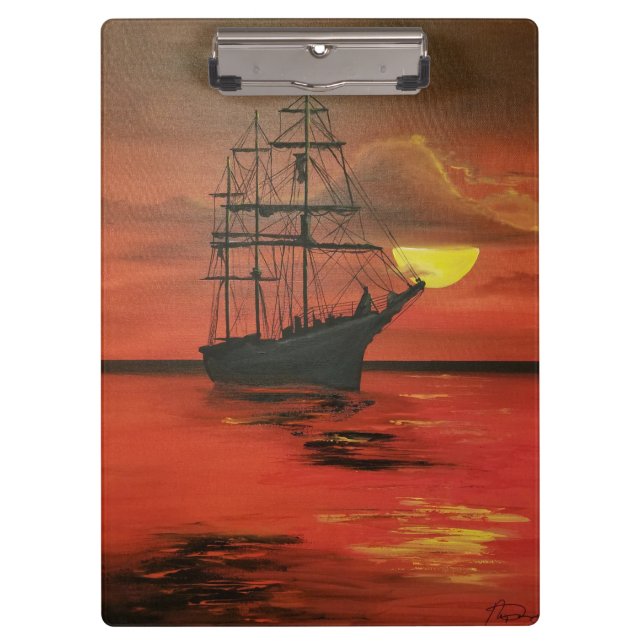 Carpeta De Pinza Barco alpino de Crimson Seas (Anverso)