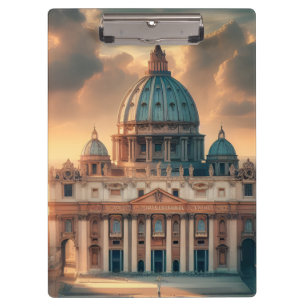 Carpeta De Pinza Basílica de San Pedro Italia Europa Viajes