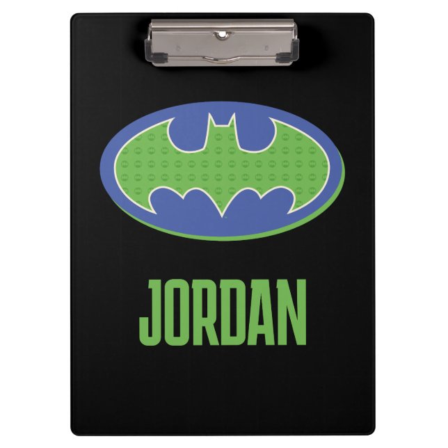 Carpeta De Pinza Batman | Símbolo morado y verde (Anverso)