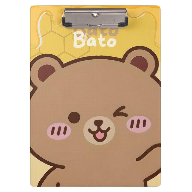 Carpeta De Pinza "Bato Bato" Honey Bear Spiral  (Anverso)