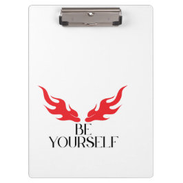 Carpeta De Pinza Be Yourself - Empoderando el diseño de citas Minim
