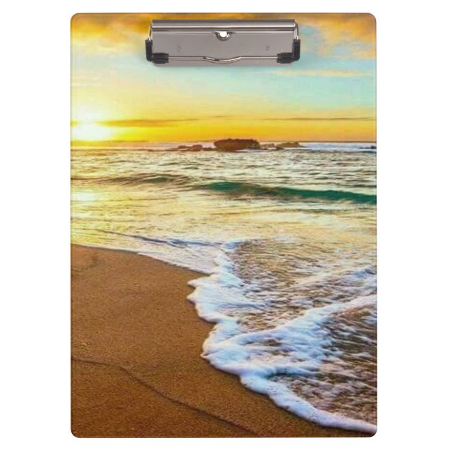 Carpeta De Pinza Beach Sunset (Anverso)