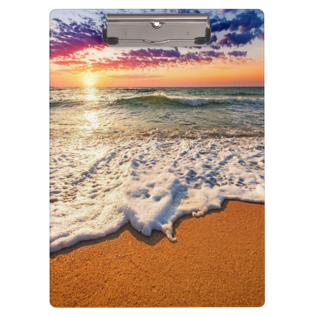 Carpeta De Pinza Beach Sunset (Anverso)