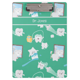 Carpeta De Pinza Bebé Adorable Teeth Dental Office Dentista