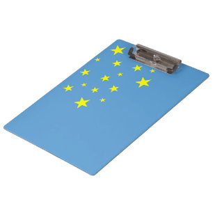 Carpeta De Pinza Bebé suave Picton azul con estrellas doradas