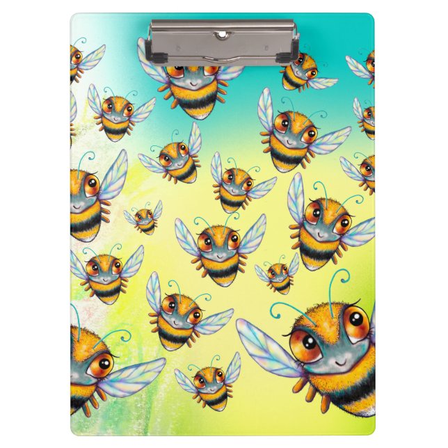Carpeta De Pinza Bee Busy (Anverso)