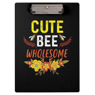 Carpeta De Pinza Beekeeper Art Cute Bee Wholesome