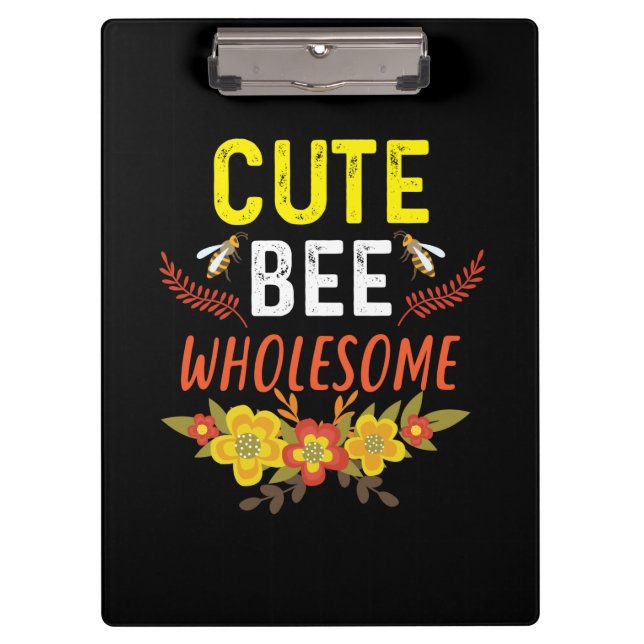 Carpeta De Pinza Beekeeper Art Cute Bee Wholesome (Anverso)