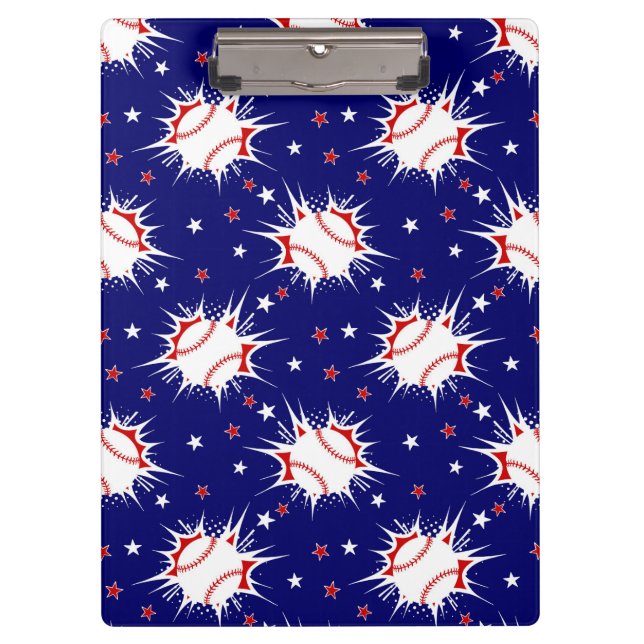 Carpeta De Pinza Béisbol (Anverso)