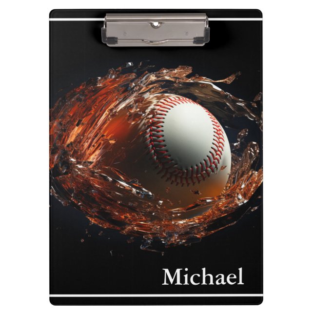 Carpeta De Pinza Béisbol (Anverso)