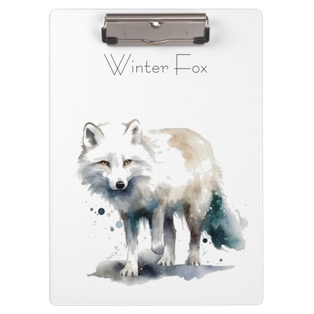 Carpeta De Pinza Belleza ártica: personalizado de Winter Fox (Anverso)