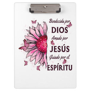 Carpeta De Pinza Bendecido por Dios Amado por Jesús