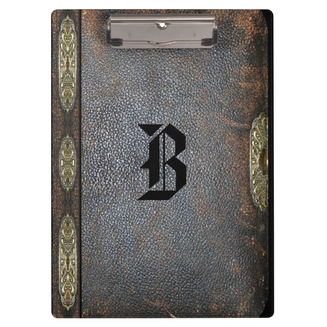 Carpeta De Pinza Benjura Old Book Style Cool Monogram (Anverso)