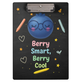 Carpeta De Pinza Berry Smart, Berry Guay Cute Chalkboard Clipboard
