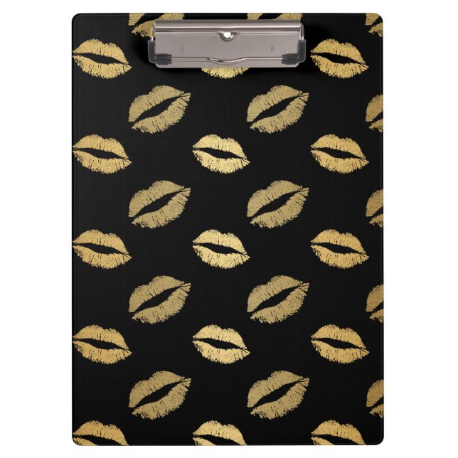 Carpeta De Pinza Besos dorados (Anverso)