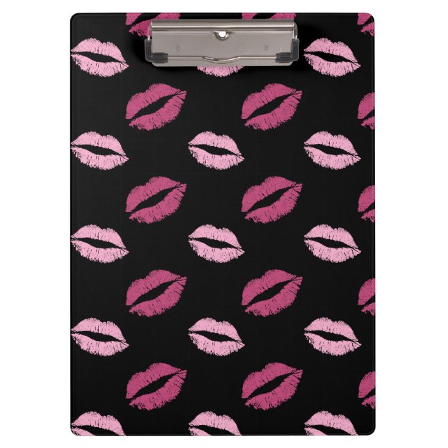 Carpeta De Pinza Besos Rosados (Anverso)