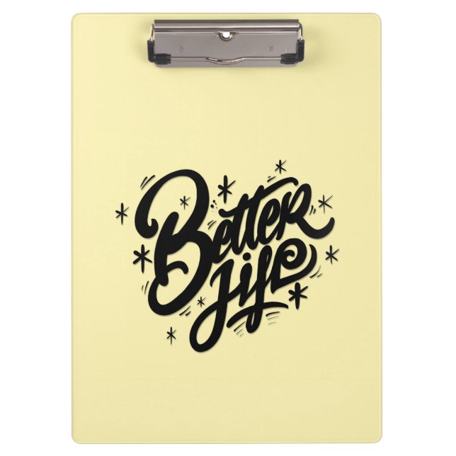 Carpeta De Pinza Better life (Anverso)