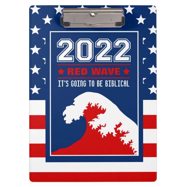 Carpeta De Pinza Biblical Midterms 2022 Red Wave (Anverso)