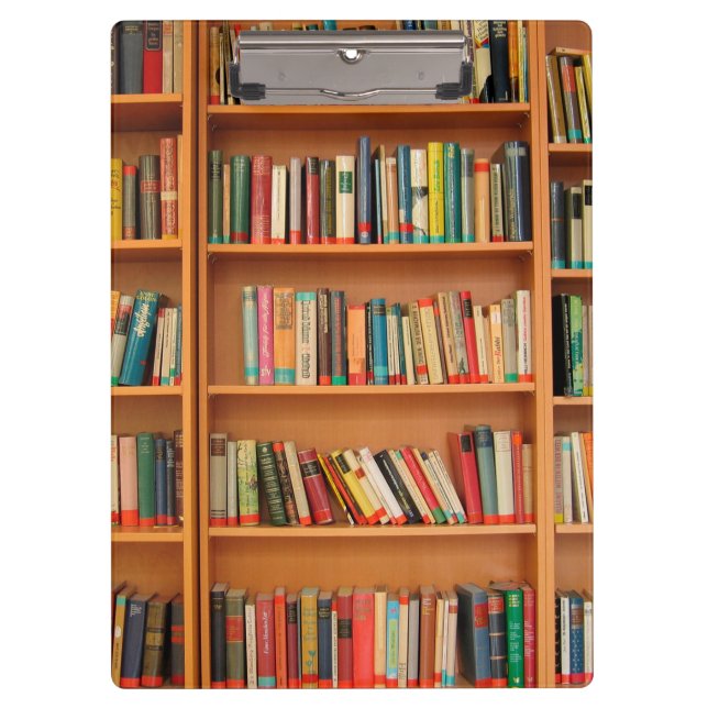 Carpeta De Pinza Biblioteca de libros Librería Lectura de Bookworm (Anverso)