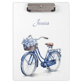 Carpeta De Pinza Bicicleta en el personalizable azul Delft