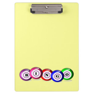 Carpeta De Pinza Bingo Lovers Consejo de Bingo Afortunado Personali