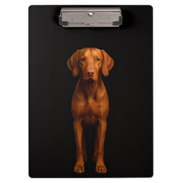 Carpeta De Pinza Black 4 Luxe Clipboard, Agile Vizsla Dog