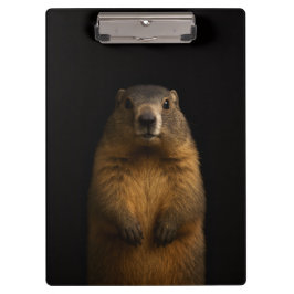 Carpeta De Pinza Black 4 Luxe Clipboard, Fluffy Marmot