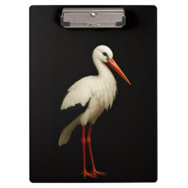Carpeta De Pinza Black 4 Luxe Clipboard, Graceful Stork