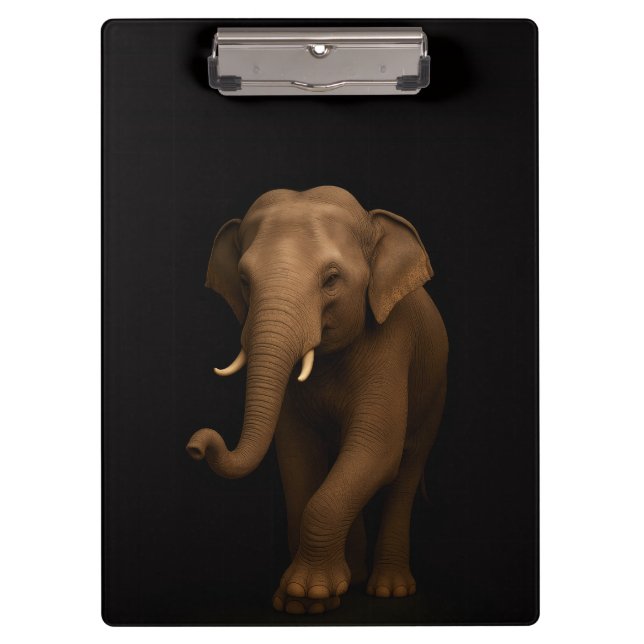 Carpeta De Pinza Black 4 Luxe Clipboard, Indian Elephant (Anverso)