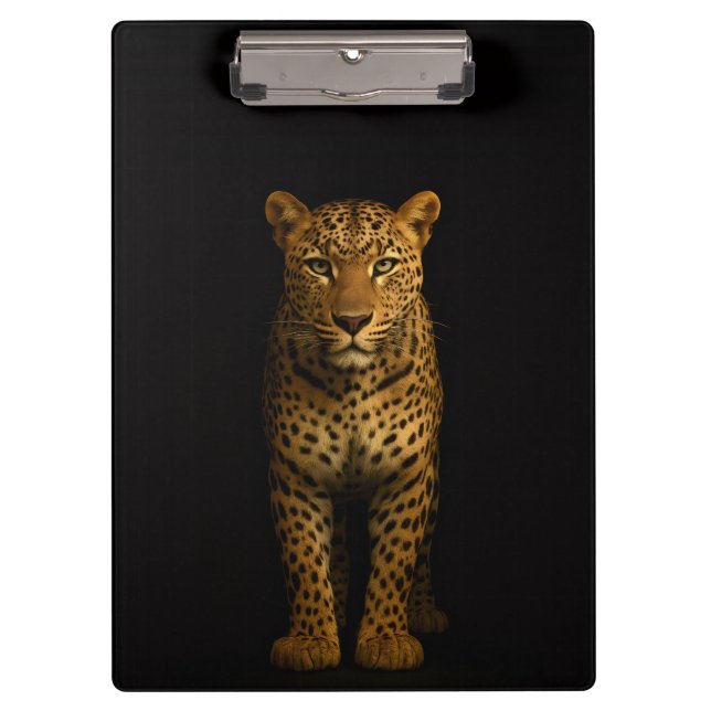 Carpeta De Pinza Black 4 Luxe Clipboard, Majestic Leopard (Anverso)