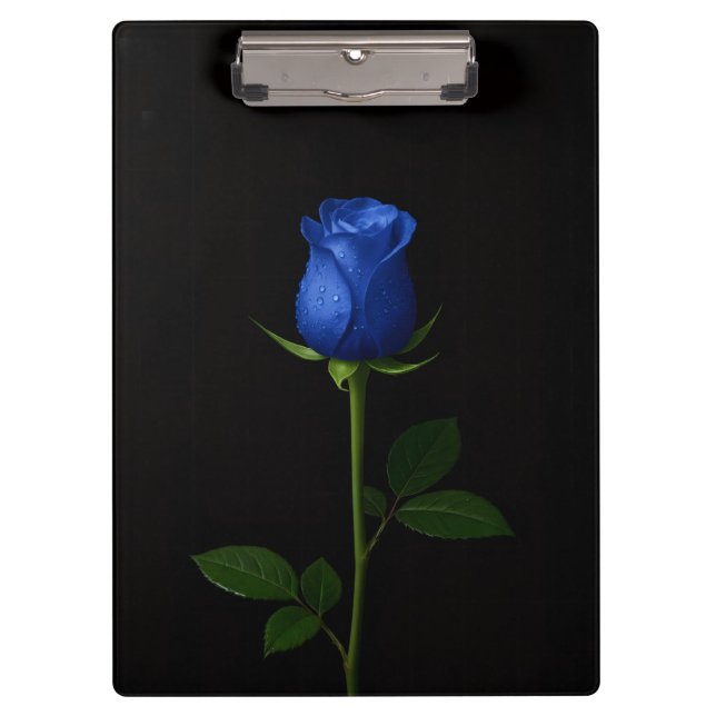 Carpeta De Pinza Black 4 Luxe Clipboard, Midnight Blue Rose (Anverso)