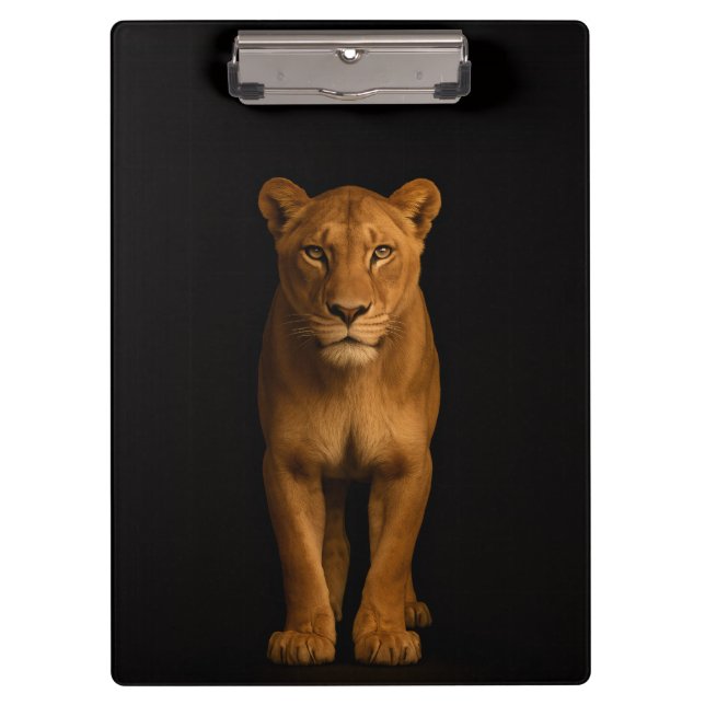 Carpeta De Pinza Black 4 Luxe Clipboard, Noble Lioness (Anverso)