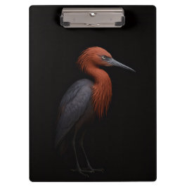 Carpeta De Pinza Black 4 Luxe Clipboard, Reddish Egret
