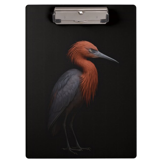 Carpeta De Pinza Black 4 Luxe Clipboard, Reddish Egret (Anverso)