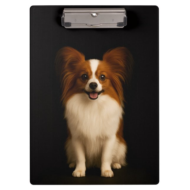 Carpeta De Pinza Black 4 Luxe Clipboard, Refined Toy Papillon (Anverso)