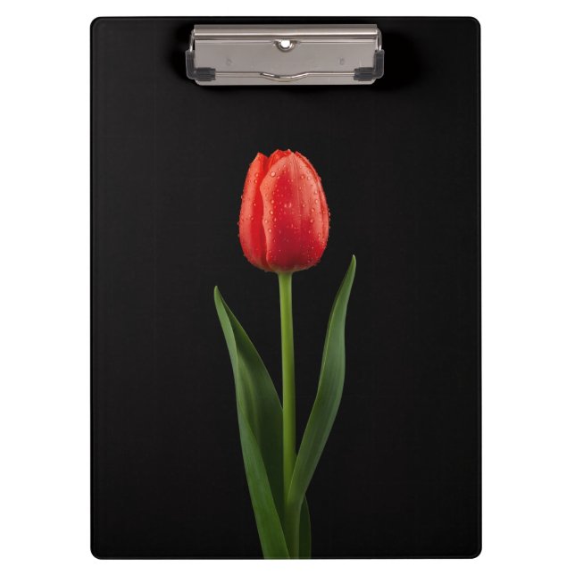 Carpeta De Pinza Black 4 Luxe Clipboard, Ruby Red Tulip (Anverso)
