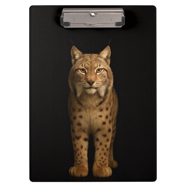 Carpeta De Pinza Black 4 Luxe Clipboard, Silent Lynx (Anverso)