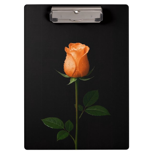 Carpeta De Pinza Black 4 Luxe Clipboard, Sunset Orange Rose (Anverso)