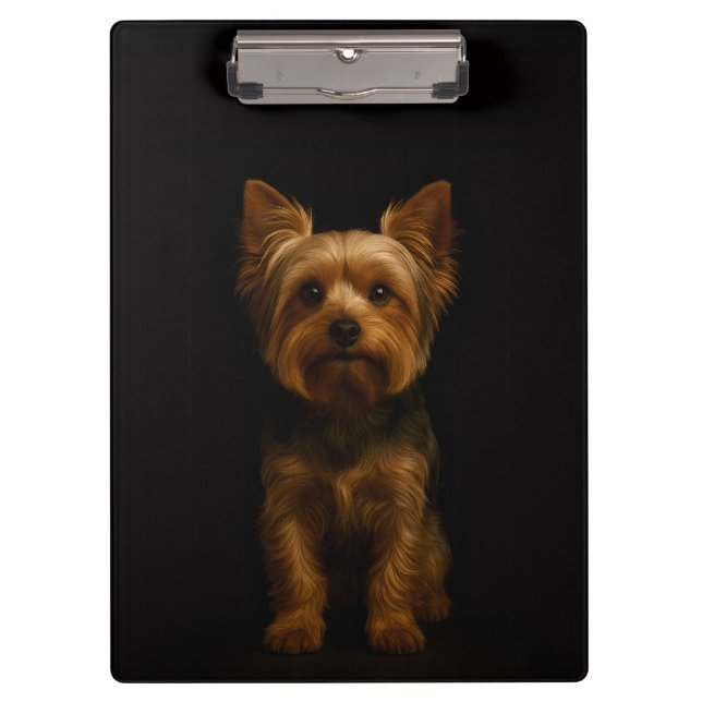 Carpeta De Pinza Black 4 Luxe Clipboard, Yorkshire Terrier (Anverso)