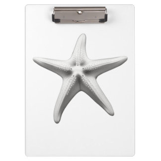 Carpeta De Pinza Black and White Starfish