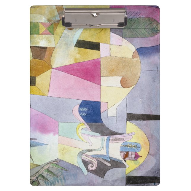 Carpeta De Pinza Black Columns in a Landscape 1919 by Paul Klee (Anverso)