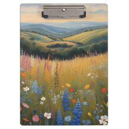 Carpeta De Pinza Black Dog Wildflower Clipboard