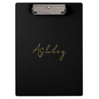Black Gold Colours Profesional Trendy Nombre moder