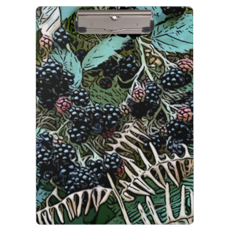 Carpeta De Pinza Blackberries en la vid