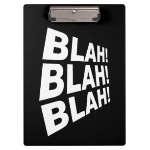Carpeta De Pinza Blah Blah Blah