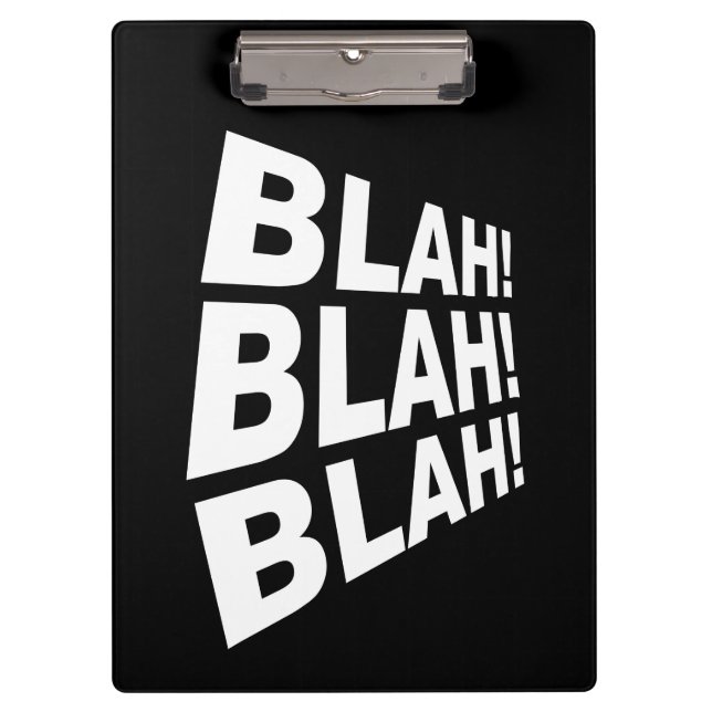 Carpeta De Pinza Blah Blah Blah (Anverso)