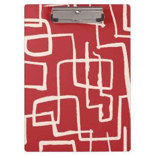 Carpeta De Pinza Blanco rojo de la tarea de flujo