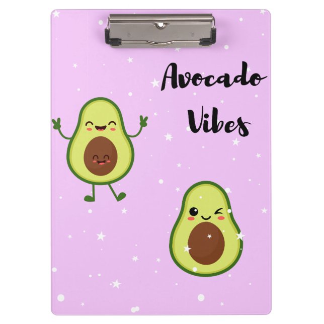 Carpeta De Pinza Bloc de notas de aguacate (Anverso)