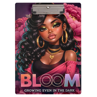 Carpeta De Pinza Bloom Clipboard – Creciendo incluso en la oscurida