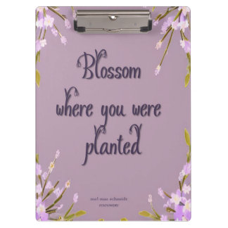 Carpeta De Pinza Blossom Blumen Mel Mae Schmidt Stationery